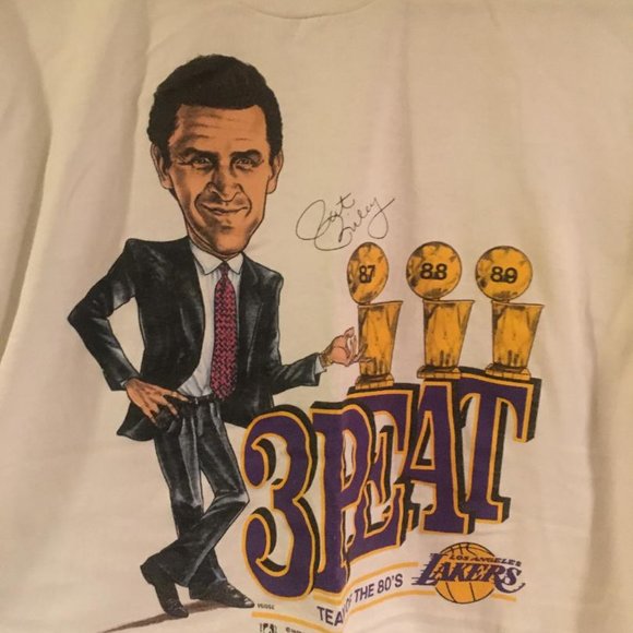 NBA Other - LAKERS "Three-Peat" NBA Titles-Pat Riley-VERY RARE